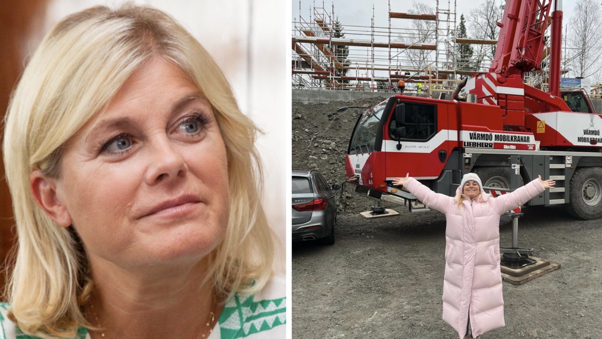 Pernilla Wahlgren har storslagna planer för sitt hus, men hindras från att genomföra dem.